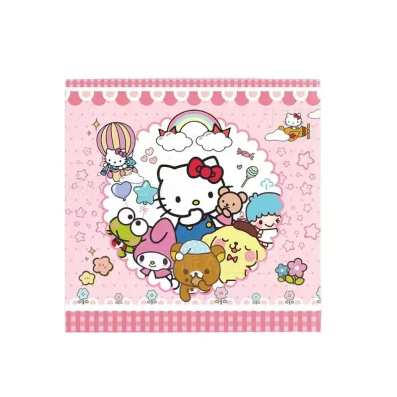 Hello Kitty Kuromi-themed Birthday Party Decorations Balloons Paper Qme