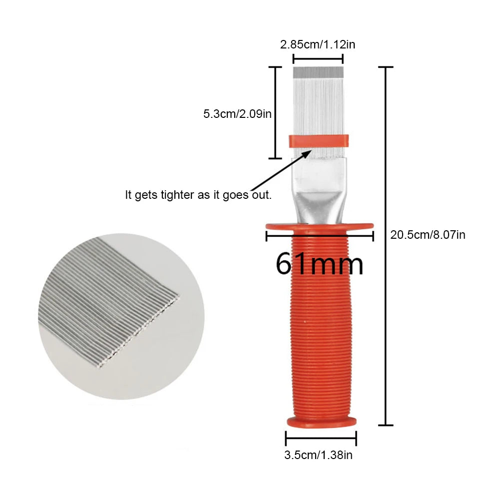Straightening Cleaning Brush Rake Tool Brush Air Conditioner Fin Cleaning Comb Condenser Radiator Fin Brush Cleaner Clean Tools Qme