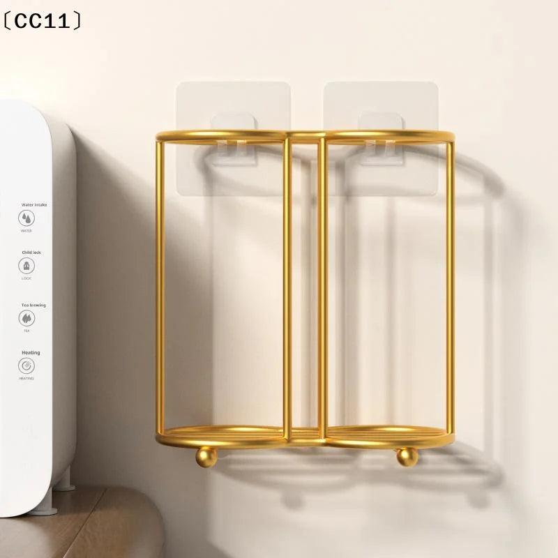 Metal Disposable Cup Storage Holder Rack Shelf Water Tea Cups Qme