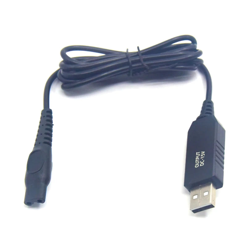 HQ8505 15V Shaver USB Charger Power Cable Electric Series 3000 5000 Qme