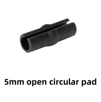 10/24PCS Plastic Opening U-shaped Foot Pad Cushion Table and Chair Furniture Anti Slip and Wear-resistant Foot Protection Cover Qme 5mm-circular 10pcs