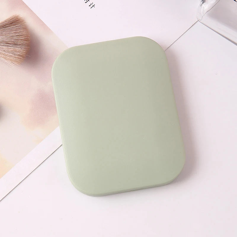 Comb Girl Makeup Tools Vanity Miror Small Mirror Solid Fashion Qme Green