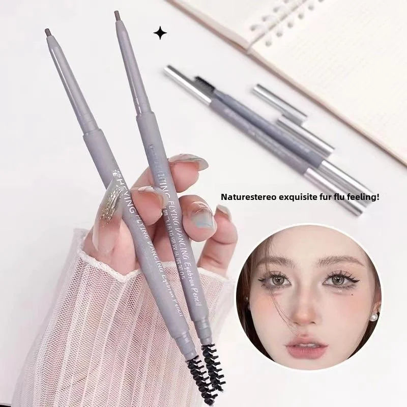 Double-headed Eyebrow Pencil Long-lasting Non-smudged Fine-headed Qme
