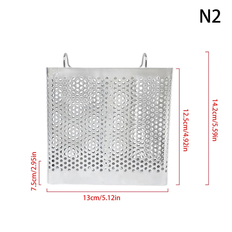 Stainless Steel Utensil Holder Dish Rack Chopstick Basket Silverware Qme 2