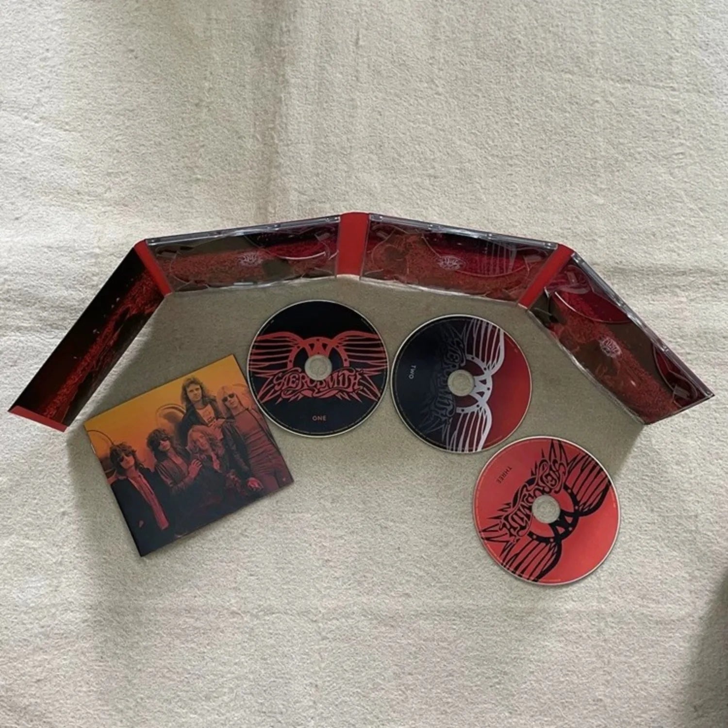 Hard Rock Golden Era Greatest Hits CD Album | Red Wing Logo Collector’s Edition Cover, Spanning Decades of High-Energy Tracks Qme