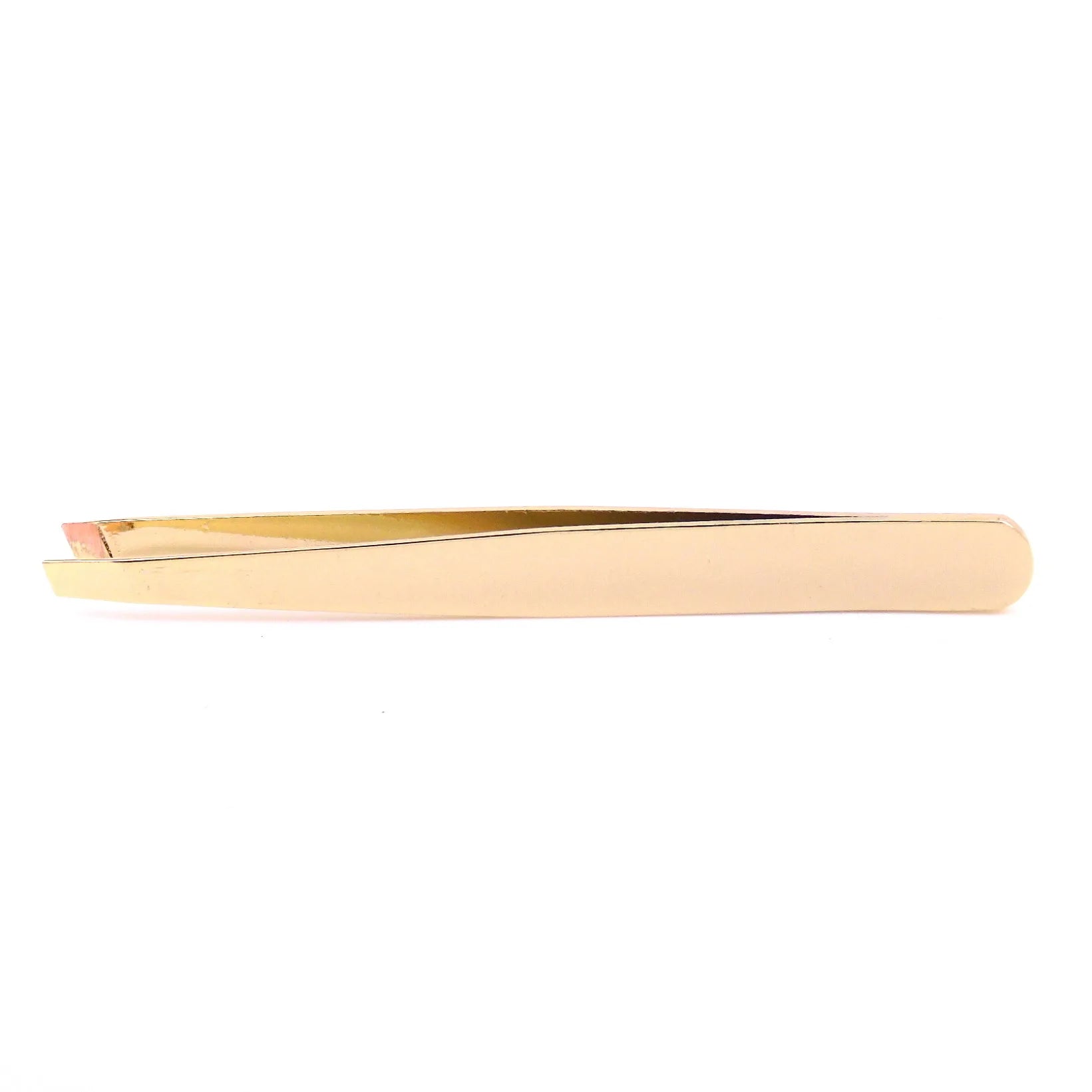 Private Label Eyebrow Tweezers Rose Gold Pincet Clips Stainless Steel Qme Gold China Mainland