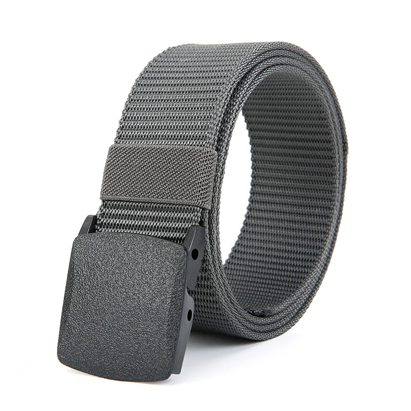 Outdoor Hunting Multifunctional Tactical Canvas Beltmilitary Qme GRAY 120cm