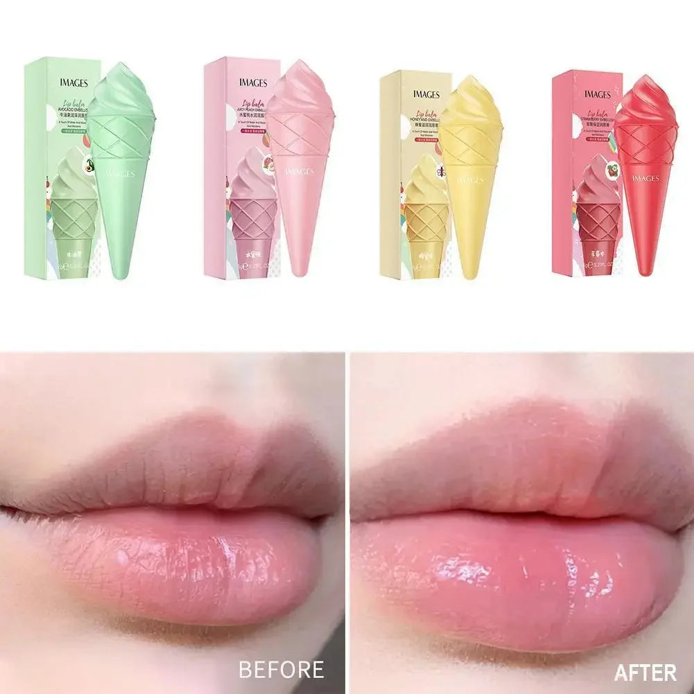 Hot Ice Cream Candy Color Waterproof Lip Gloss Makeup Lipgloss Long Lasting Glitter Liquid Lipstick for Cosmetics Women Girls Qme