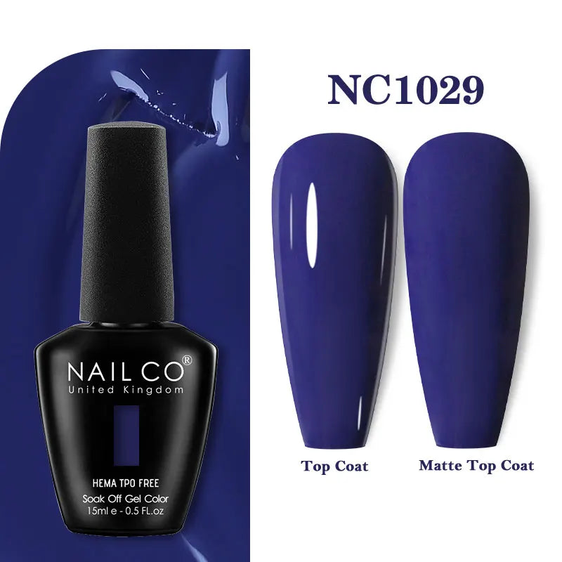 NAILCO Coat Base Gel Nail Polish Nails Art Semi Permanent Lacquer
