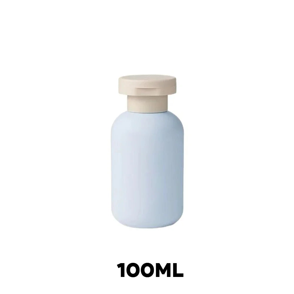 1 Soft Leakproof Travel Bottles Portable Squeeze Tubes Shampoo Lotion Qme Blue 1Pc