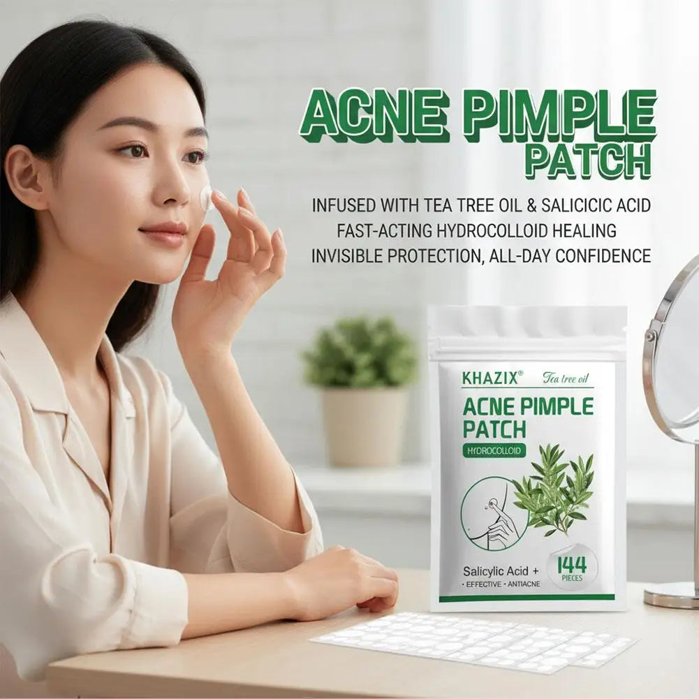 Hydrocolloid Acne Pimple Patch Salicylic Acid Tea Tree Oil Inflamed Qme