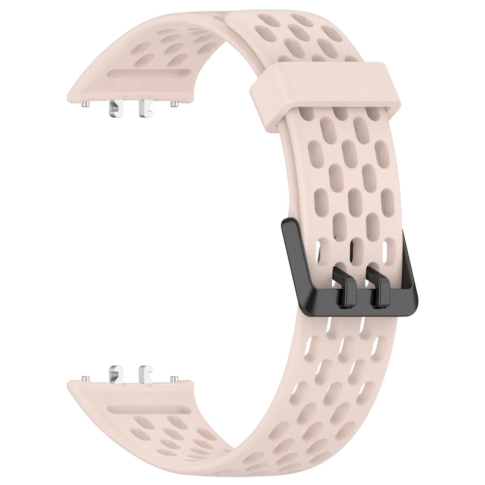 Breathable Straps for Samsung Galaxy FIT 3 Silicone Band Women Men Soft Sport Band for Samsung Smartwatch FIT3 Wriatband Qme Light Pink Samsung Galaxy Fit3