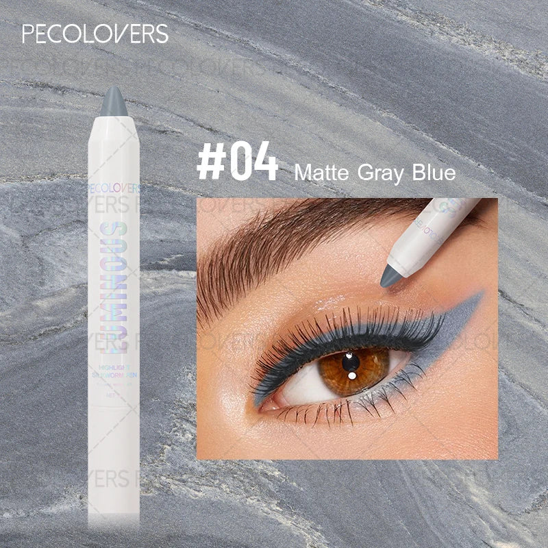 Smoky Champagne Eyeshadow Pen Face Highlight Pearl Shimmer Eye Makeup Qme 04