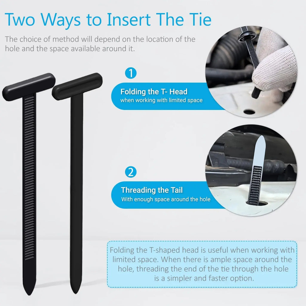 Heavy Duty Nylon Cable Tie Buckle Auto Fastening Straps Universal Self-locking Zip Ties Cable Management ELECTRICIST Accessories Qme