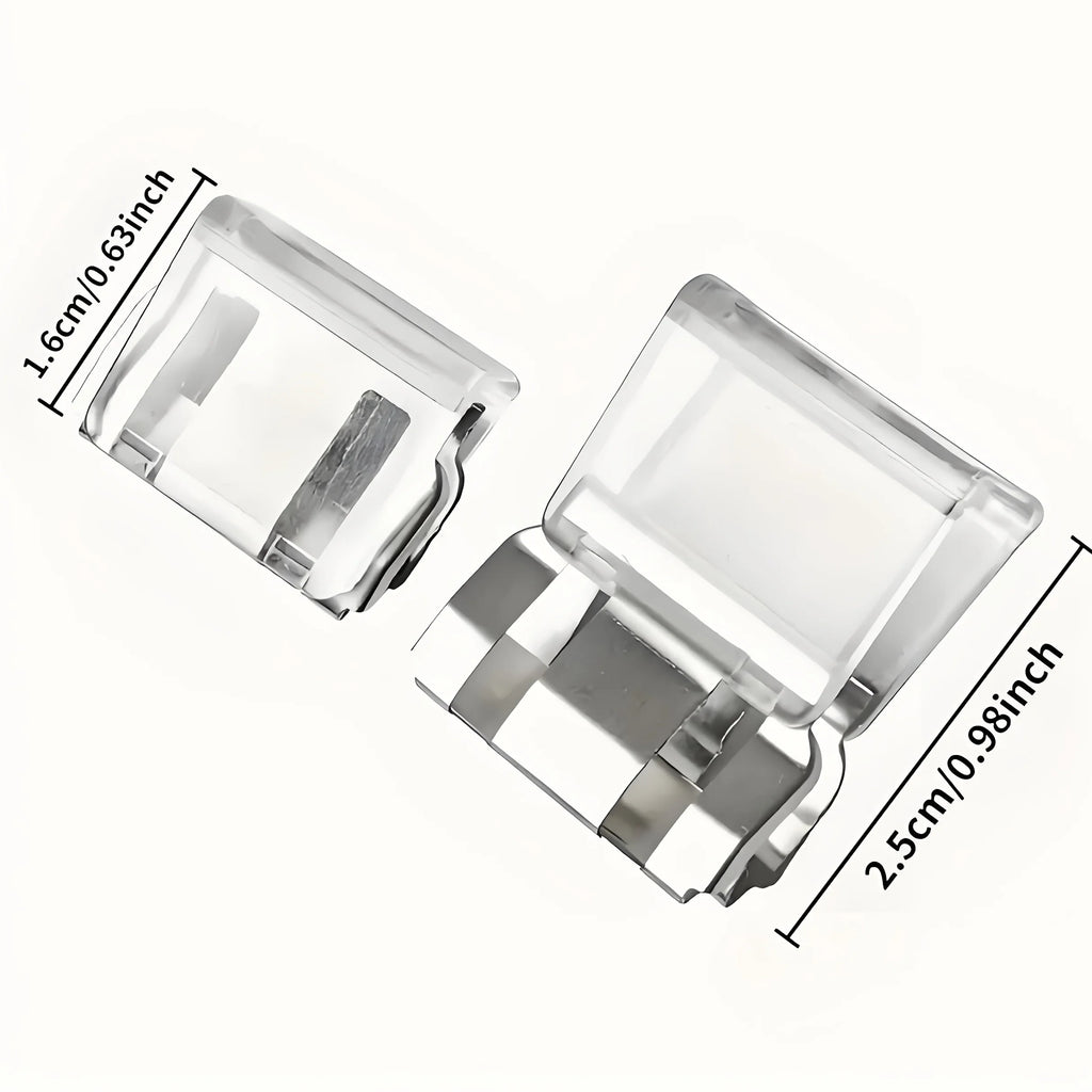 10-Piece Clear Page Holder - Durable Plastic Bookmark Holder for Office, Study and Reading - Perfect Gift for Students and Lover Qme