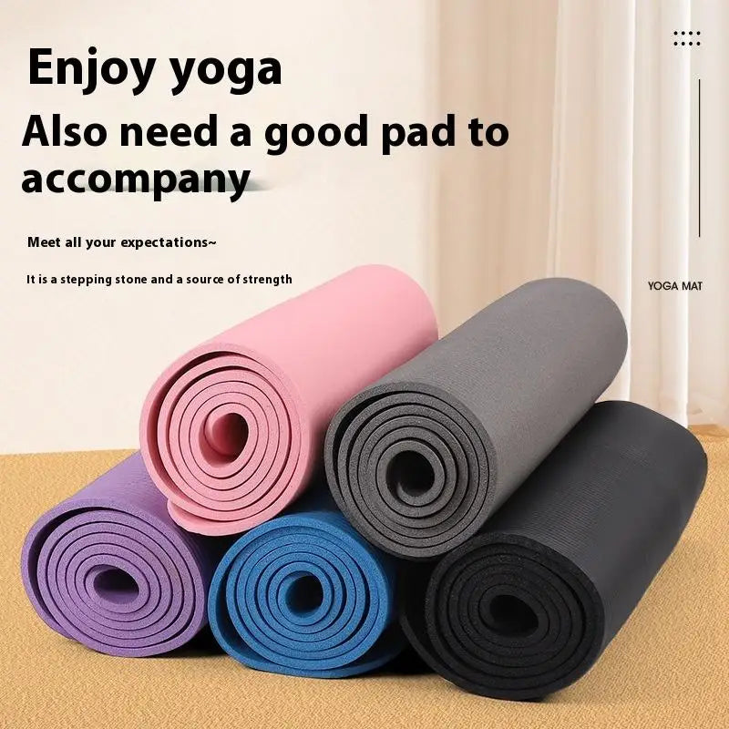 Exercise Yoga Pilates Gymnastics Mat Thick Anti-skid Sports Fitness Qme
