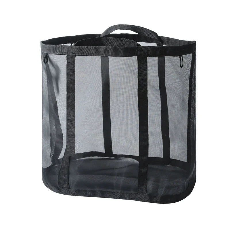 Dirty Clothes Hamper Home Supplies Laundry Basket Bathroom Qme Black