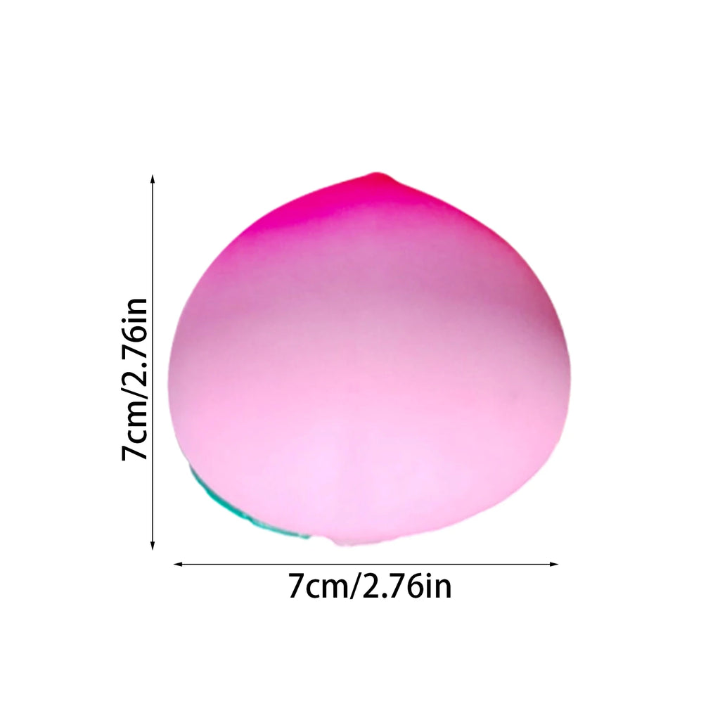 Realistic Fake Peach Soft Slow-rising Sensory Play Fun Toys Daily Stress Relieve Fidget Toy for Adult Creative Party Decoration Qme