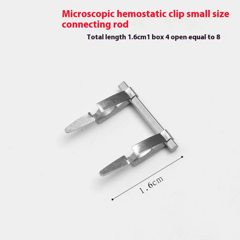 Stainless Steel Micro-hemostatic Clip Artery Vein Small Blood Vessel Qme a