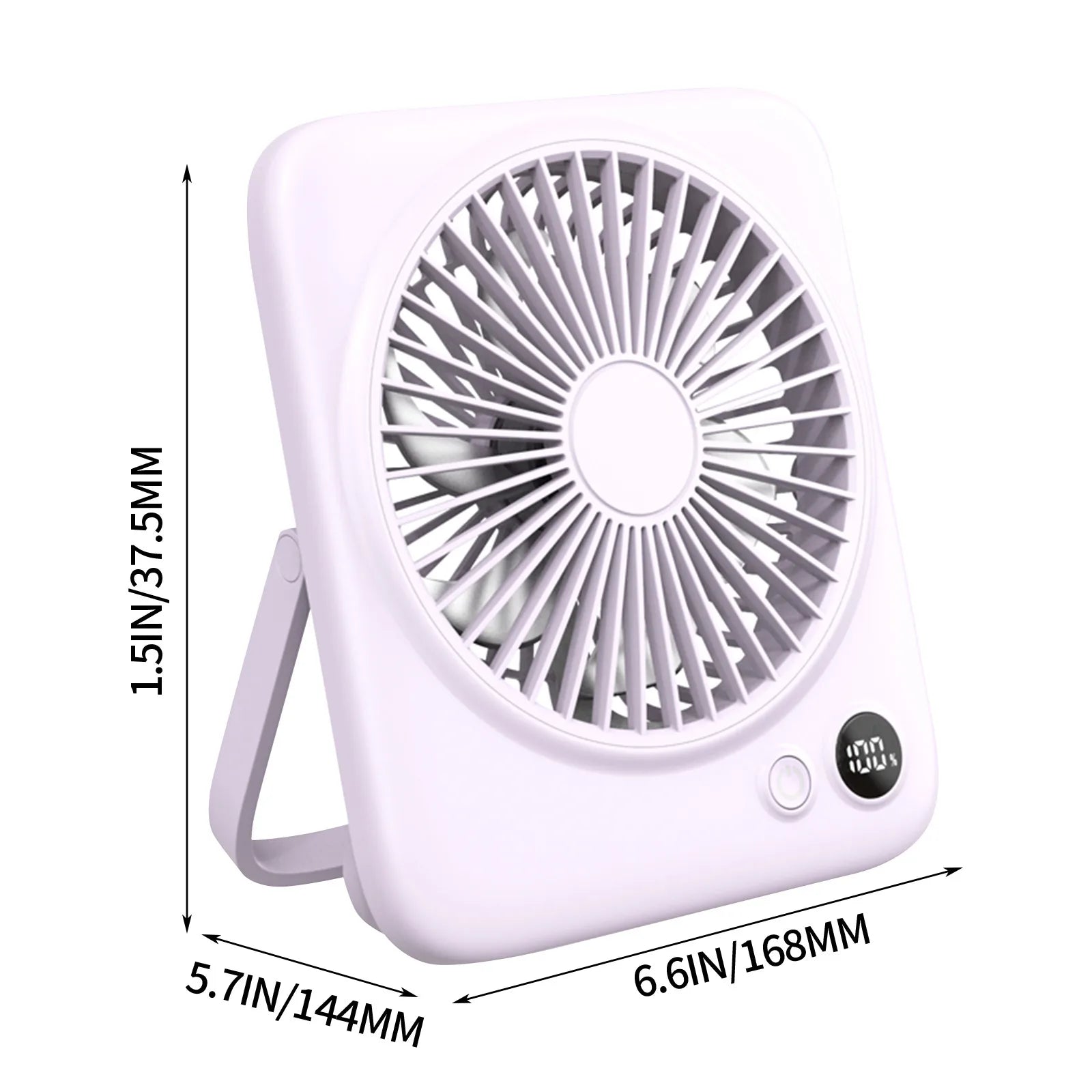 Protable Mini Fan Convenient Creative Small Fan Desk Fan Strong Wind Personal Fan for School Office Outdoor Use Qme