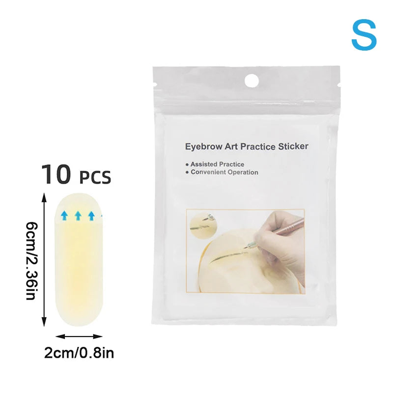 Transfer Eyebrow Skin Sticker Tattoo Real Operation Practice Qme S