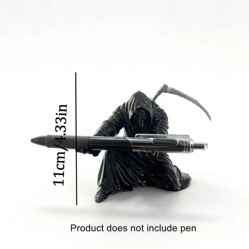 3D Printed Plastic Angel Pen Stand Desktop Organiser Rack Holder Qme Black
