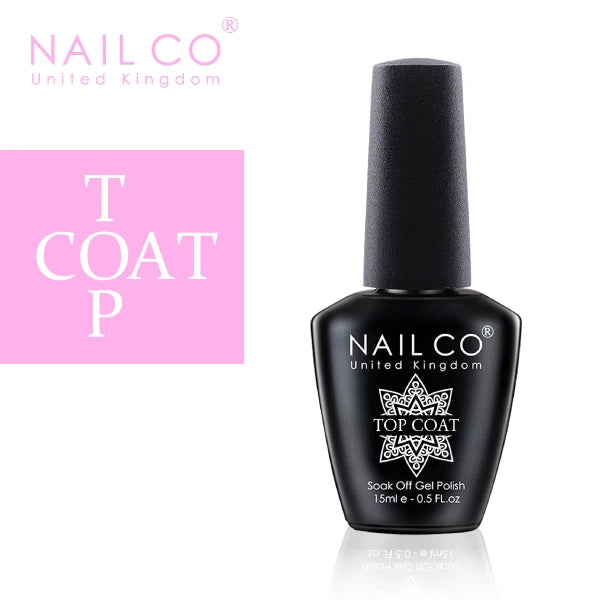 Nailco Jelly Gel Nail Polish Transparent Varnishes 44 Colors Red Pink