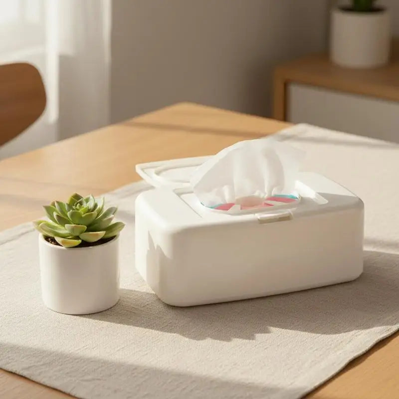 Wet Tissue Box Wipe Dispenser Portable Wipes Napkin Storage Holder Qme