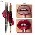 QIC Lipstick Lipliner Pen Matte Velvet Lip Liner Pencil Contour Makeup Sexy Red Lip Stick Long Lasting Cosmetics Qme Q909-4