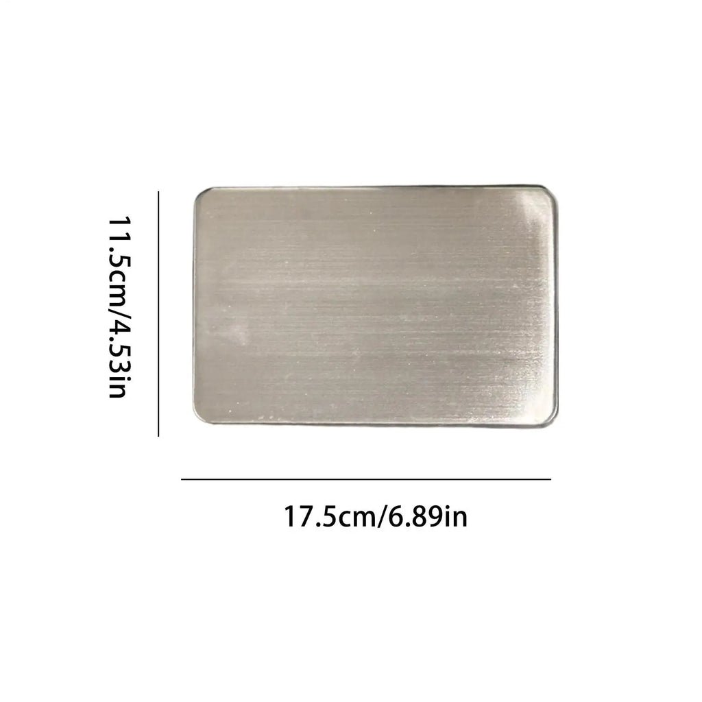Stainless Steel Ice Reusable Lunch Cooling Box Plate Women Men Qme