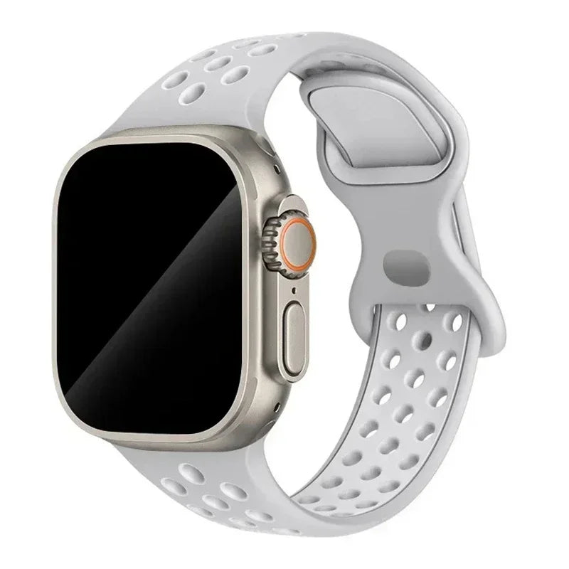 Silicone Strap Apple Watch Band Ultra 2 Sport Bracelet Iwatch Series