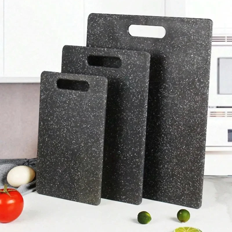 Marble Texture PP Cutting Board Antibacterial and Mildew Cutting Board Kitchen Vegetable Cutting Board Dishwasher Safe Qme