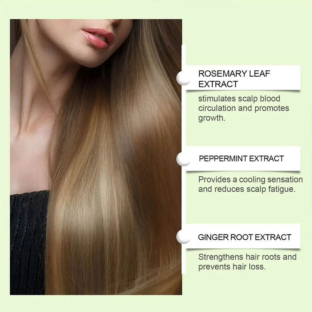 Rosemary Hair Loss Shampoo Soap Deep Cleansing Scalp Massage Qme