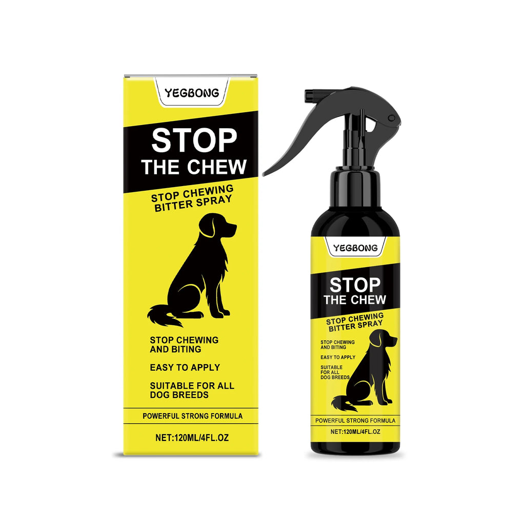 Dog Anti Chewing Spray Reduce Biting Furniture Behavior Develop Good Habits Prevent Licking Wounds Pet Stop Chewing Bitter Spray Qme 120ml Boxed