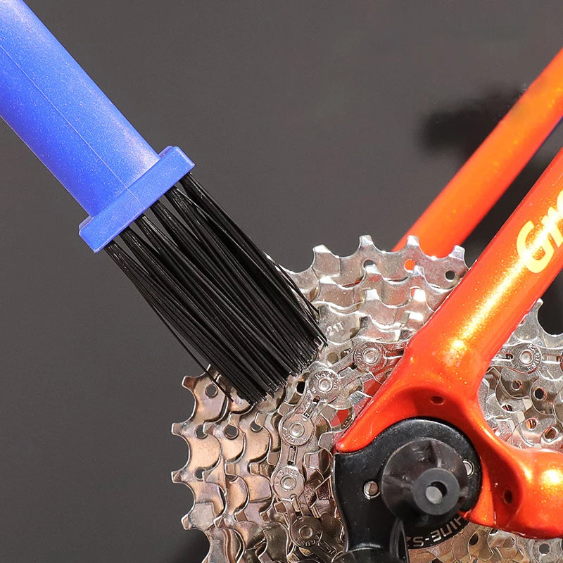 Enhanced Version Bicycle Moto Chain Brush Plastic Cleaner Clean Qme