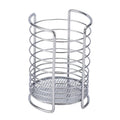 Household Kitchen Cutlery Holder Drainer Chopstick Forks Spoons Qme Silver