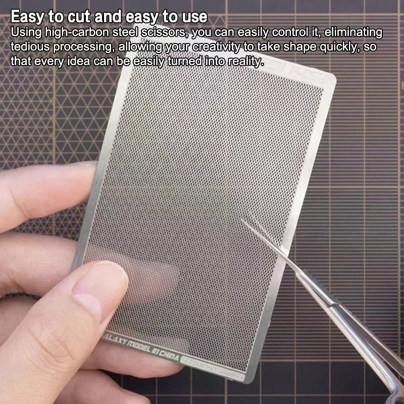 Photo-etched Radiator Mesh Cell Modeling Detailing Tool Universal Qme