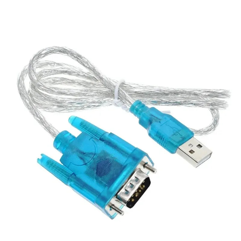 3pcs USB to RS232 Serial Adapter 9Pin DB9 COM Port Cable for Windows 7/10/11 64bit HL-340 Qme