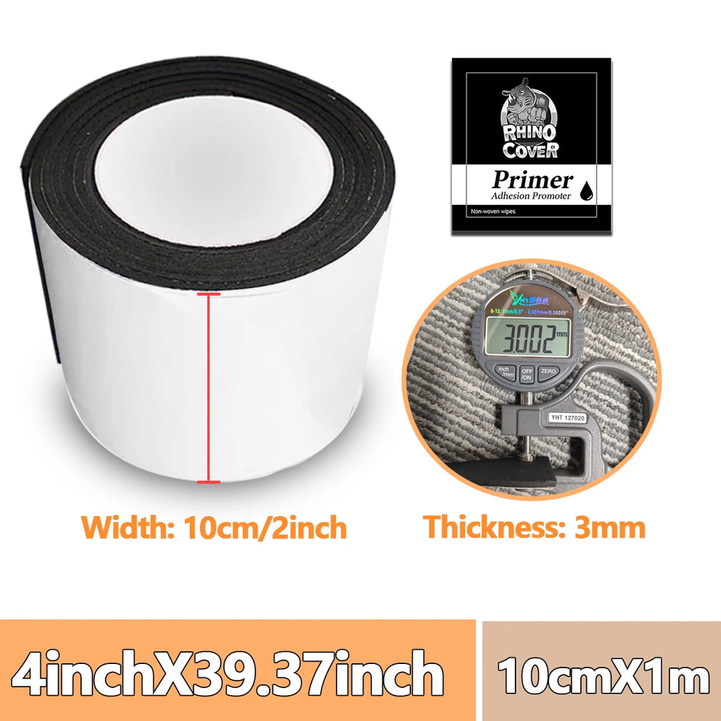 Self-Adhesive EVA Anti-Slip Shoe Repair Tape - High Heel Noise Reduction, Easily Repair Holes And Outsole Protection Stickers Qme 10cmX1m 3mm