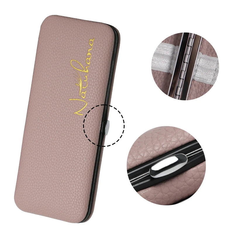 NATUHANA Tweezers Case Eyelash Extension Makeup Protection Box Lash Qme
