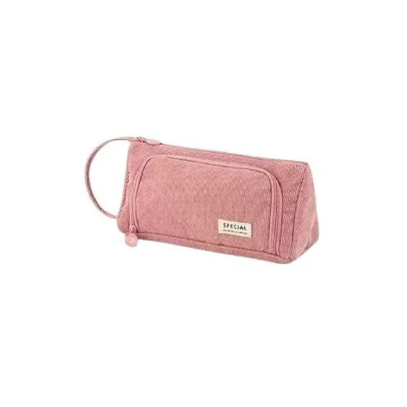 Multi Layer Large Capacity Pencil Case Pen Storage Supplies Box Qme Pink