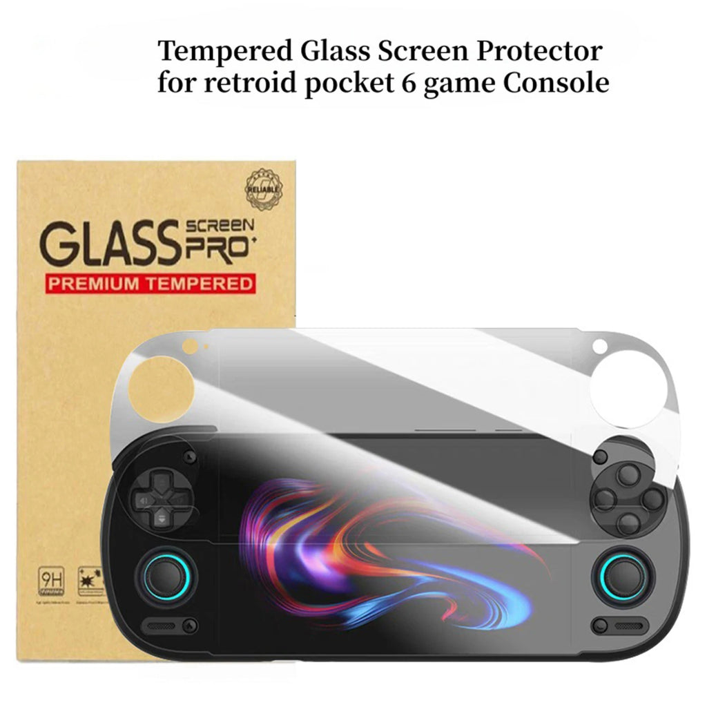 9H Hardness Tempered Glass For Retroid Pocket 6 5.5" Screen Protector Anti Scratch HD Film For Retroid Pocket 6 Game Machine Qme