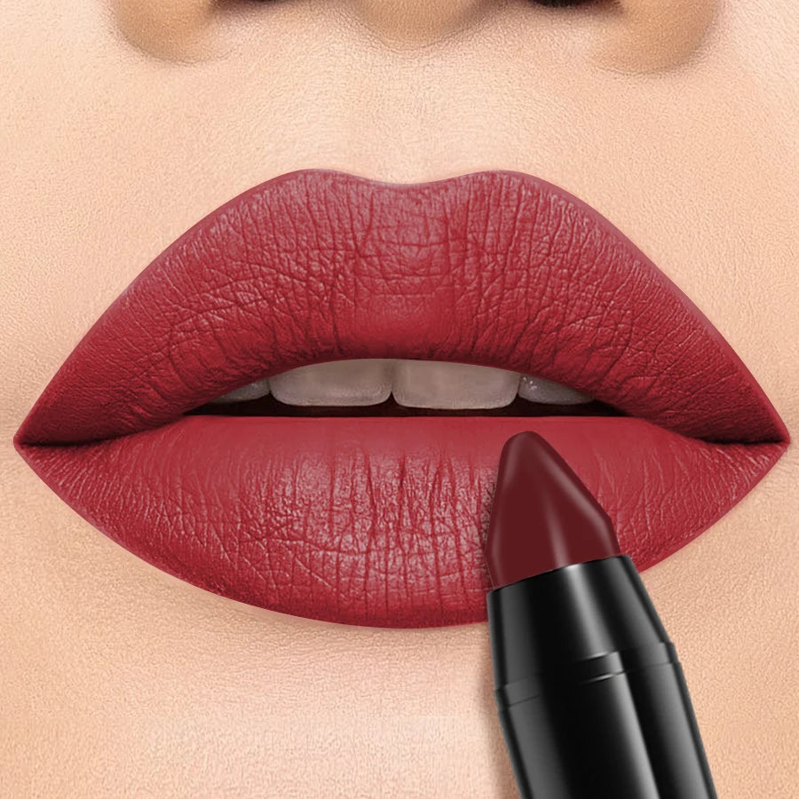 15 Colors Nude Velet Matte Lipstick Pen Waterproof Long Lasting Red Qme