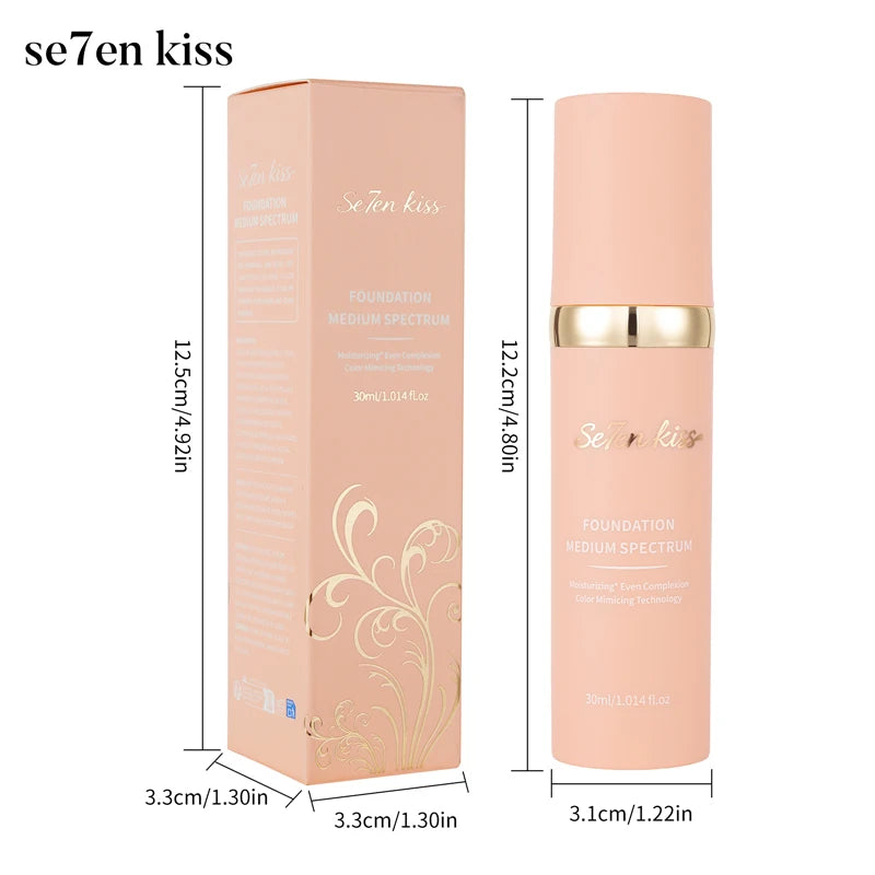 Changing Liquid Foundation Waterproof Sweat Resistant Durable Formula Qme