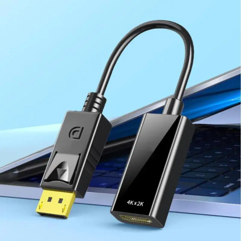 4K Displayport Compatible Video Audio Cable Adapter Computer HDTV Qme