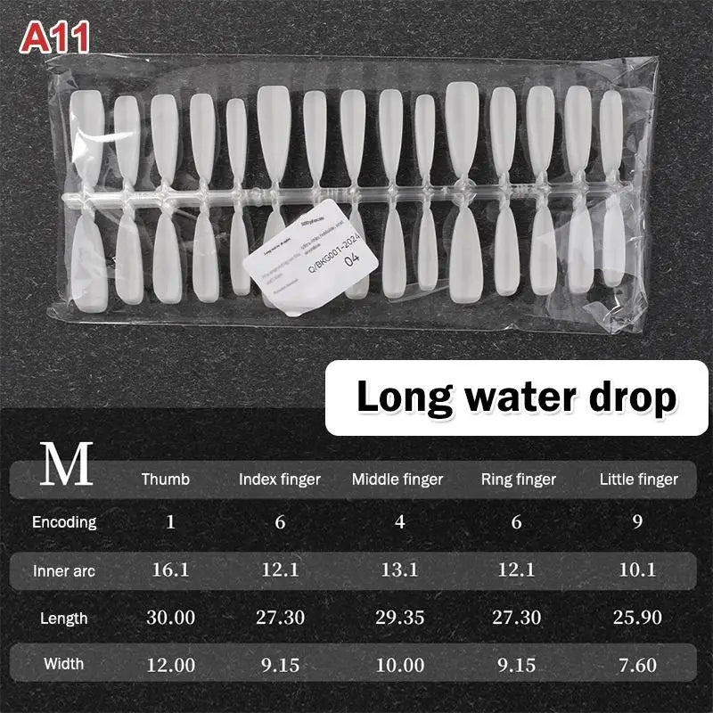Nail Salon Matte False Tips Box Easy Wear Press Nails Home Manicure