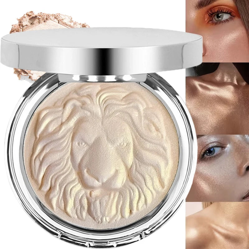 3 Face Highlighter Palette Llluminator Natural Glow Waterproof Qme