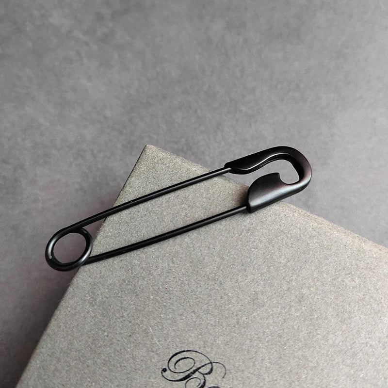 Fashion Dark Large Pins For Clothing Smooth Metal Safety Pins Jeans Dress Scarf Adjustable Pins Qme A7