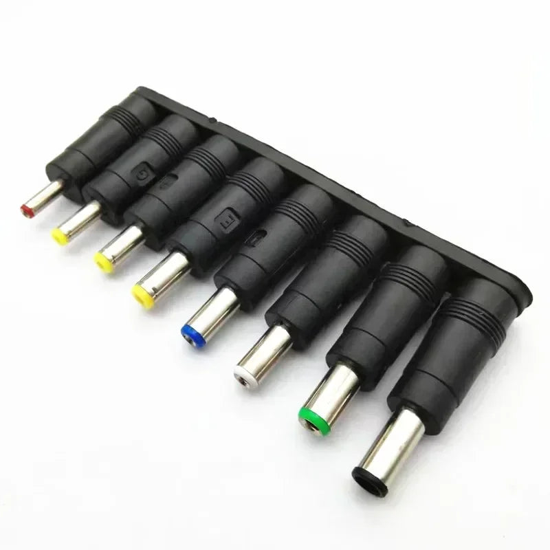 Factory Direct DC Converter 8-Bit Set Notebook Adapter Connector 5.5*2.1 Multi-Function Power Adapter Qme