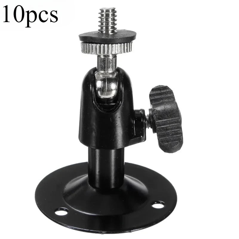 10pcs New Wall Mount Bracket Installation Metal Holder Secure Rotary CCTV Camera Stand for Security Surveillance Camera Qme